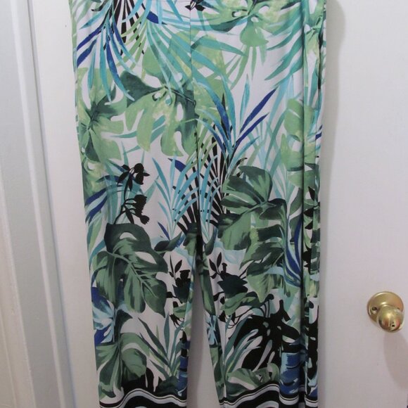 Susan Graver Tropical Printed Crop Pants ~ Size XL ~ A395951 - Picture 7 of 11
